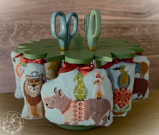 Christmas Carousel with The Blue Flower