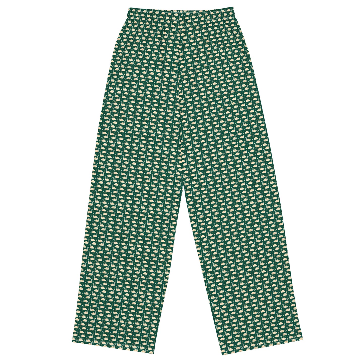Starlit Swan Unisex Wide-Leg Knit Pants