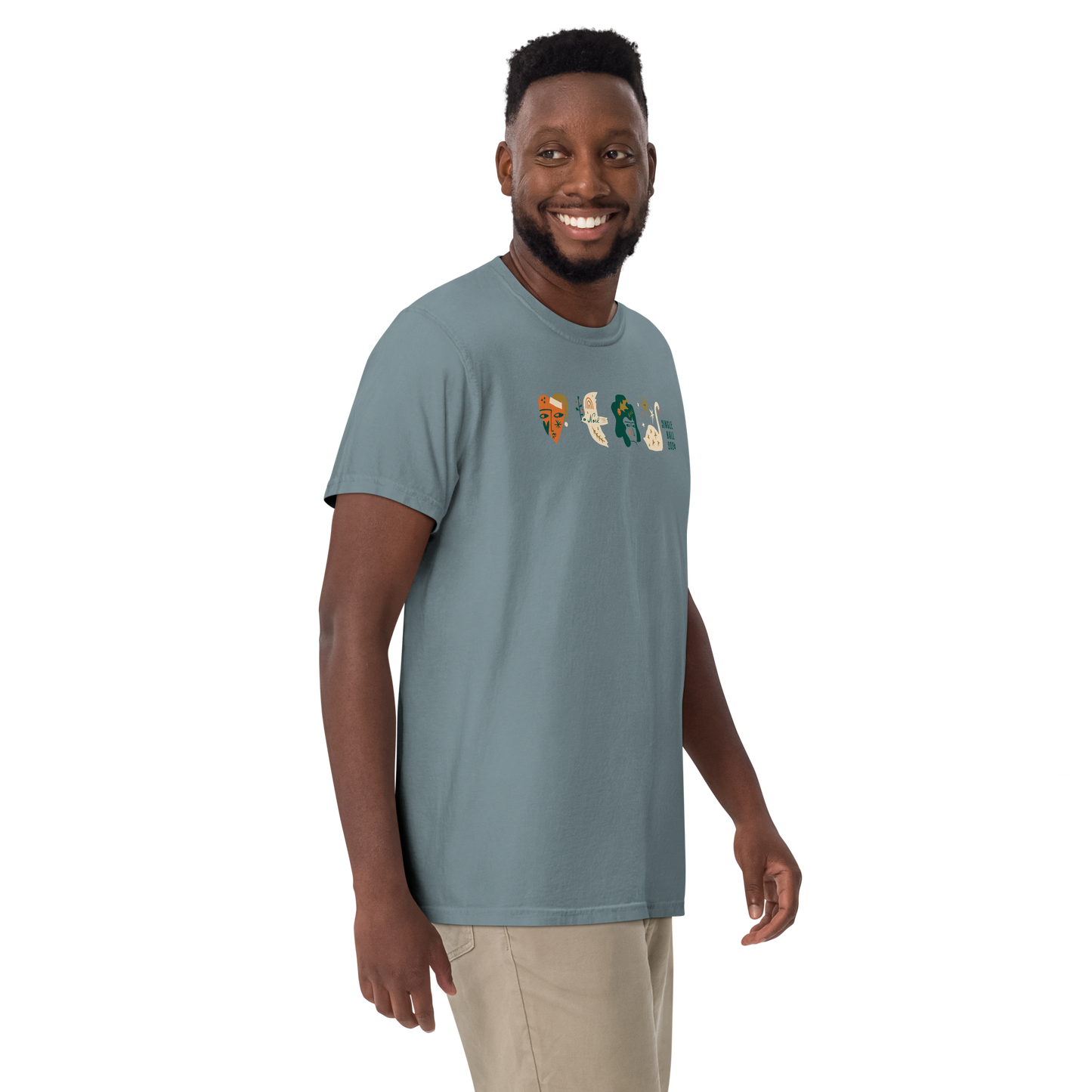 Jolly Time Unisex Garment-dyed Heavyweight T-Shirt by Comfort Colors
