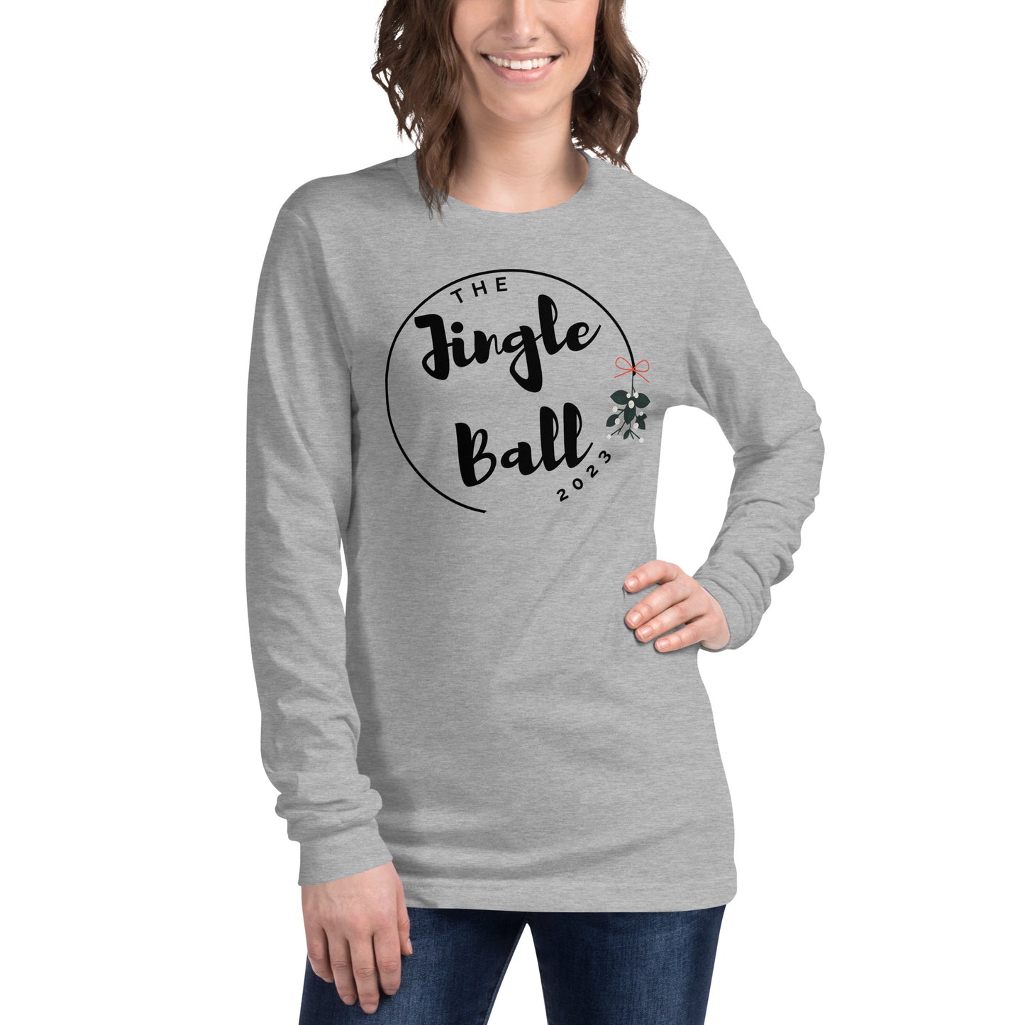 Jingle Ball 2023 Unisex Long Sleeve Tee 100% Ring-Spun Cotton