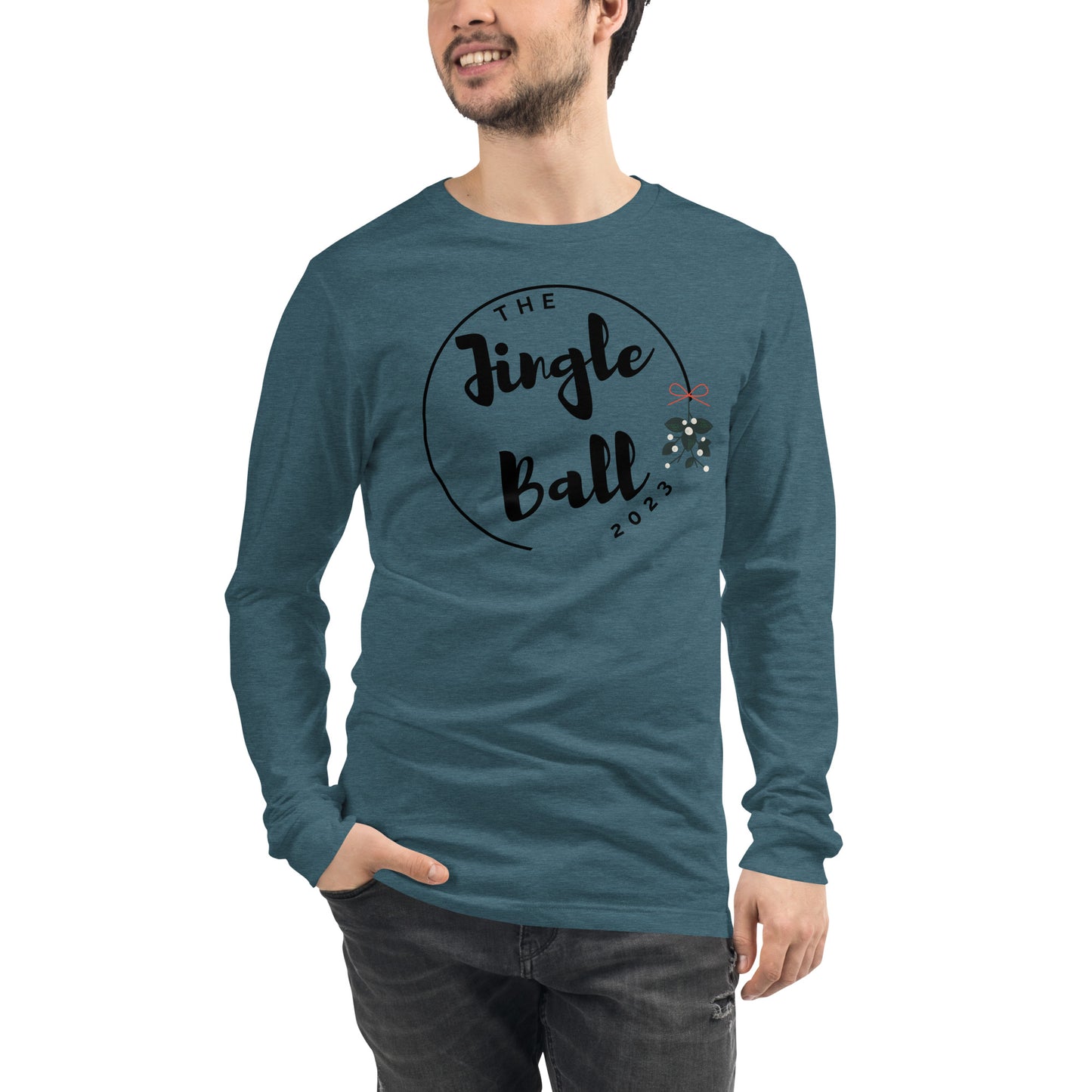 Jingle Ball 2023 Unisex Long Sleeve Tee 100% Ring-Spun Cotton