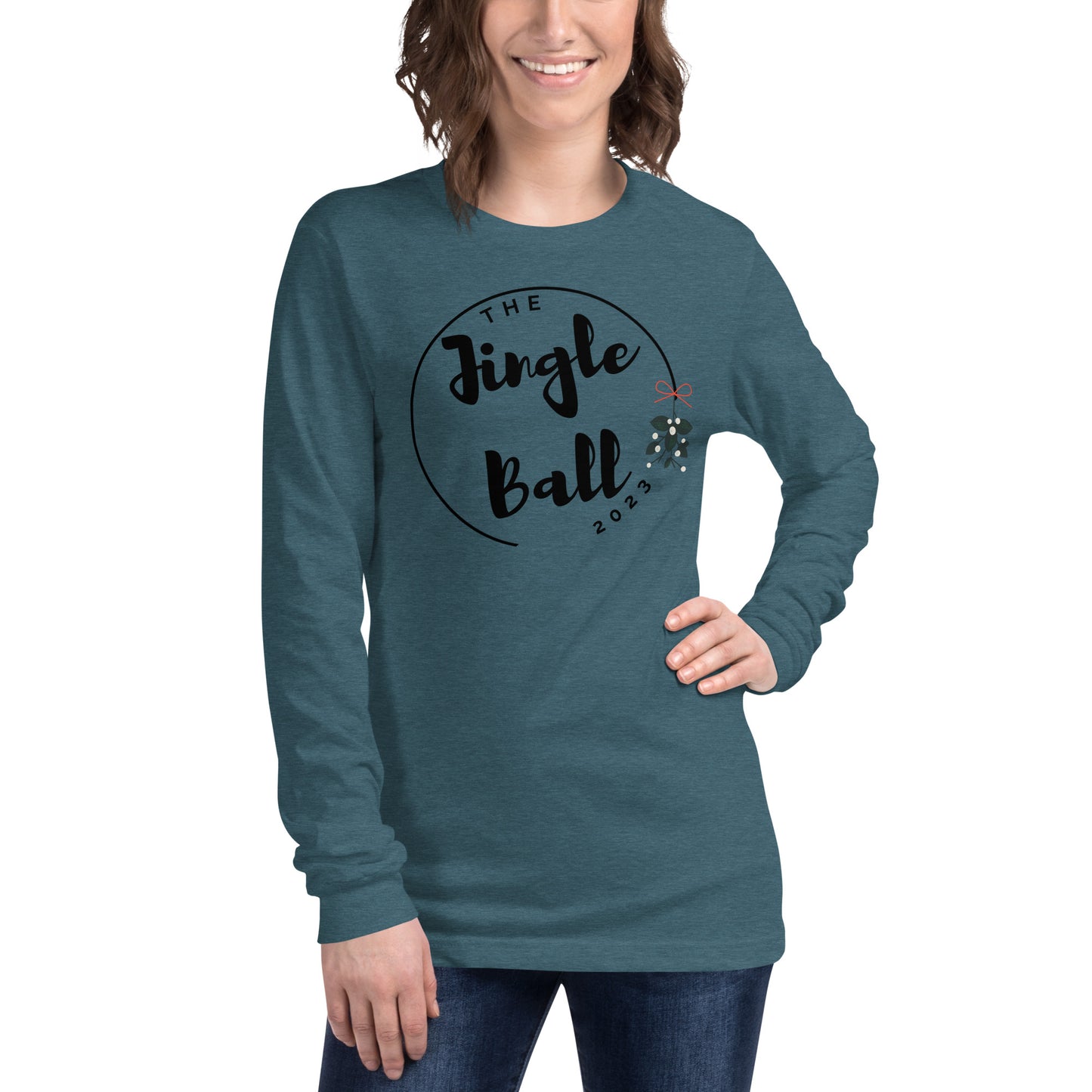 Jingle Ball 2023 Unisex Long Sleeve Tee 100% Ring-Spun Cotton