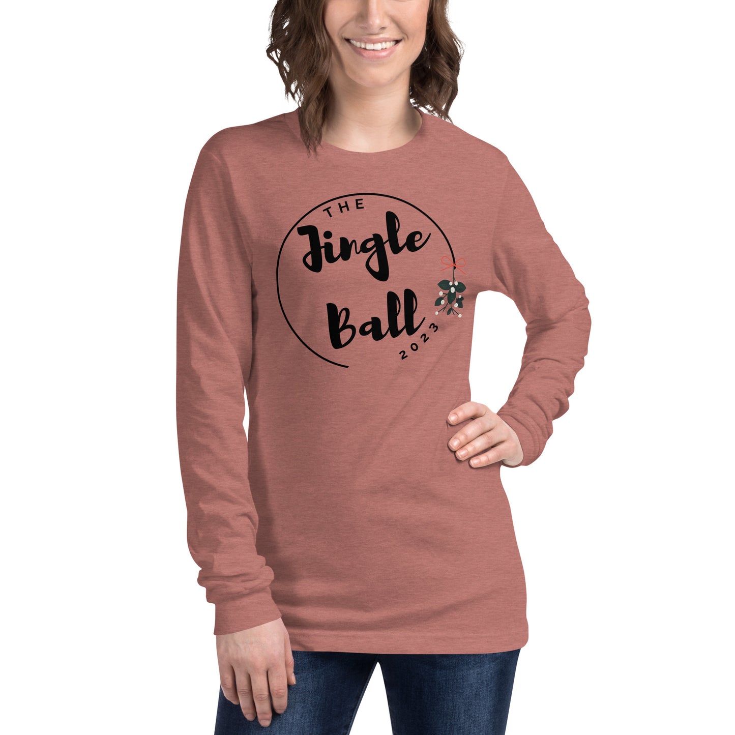 Jingle Ball 2023 Unisex Long Sleeve Tee 100% Ring-Spun Cotton