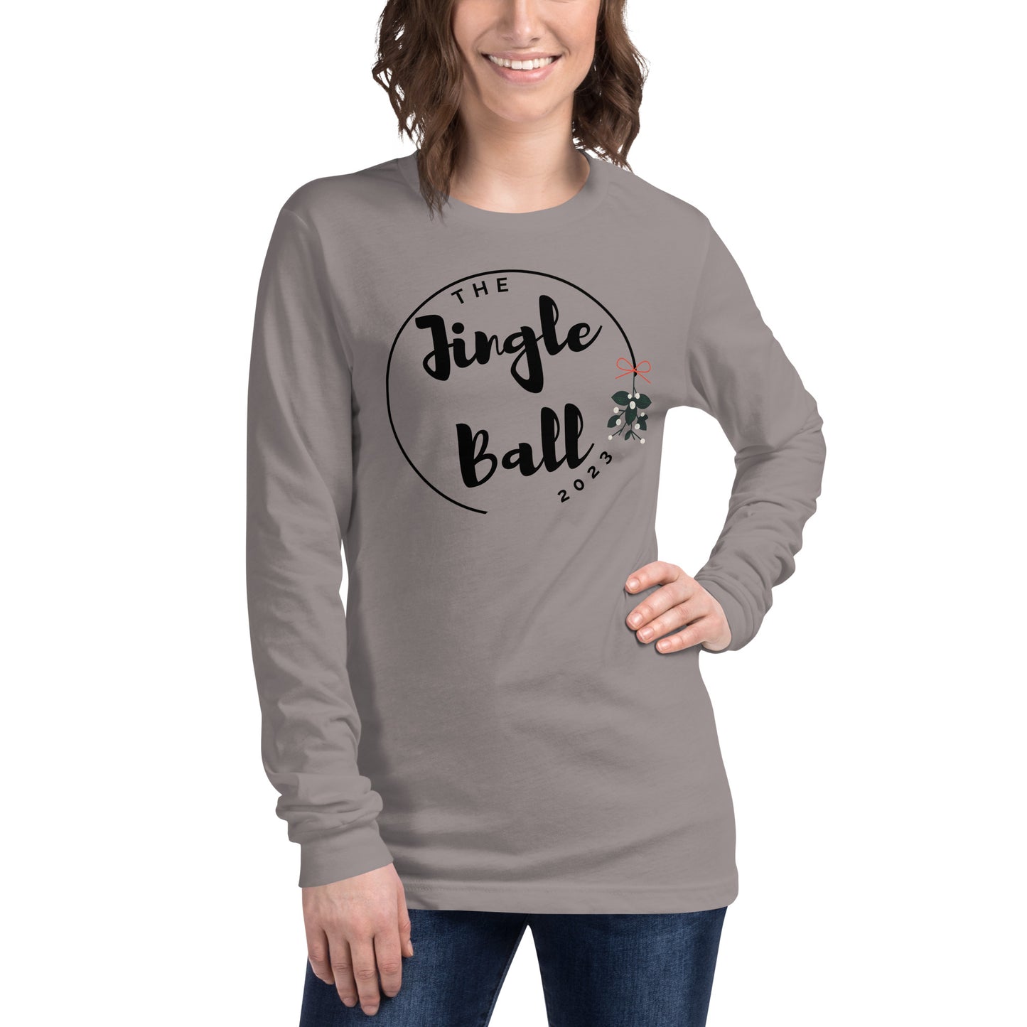 Jingle Ball 2023 Unisex Long Sleeve Tee 100% Ring-Spun Cotton