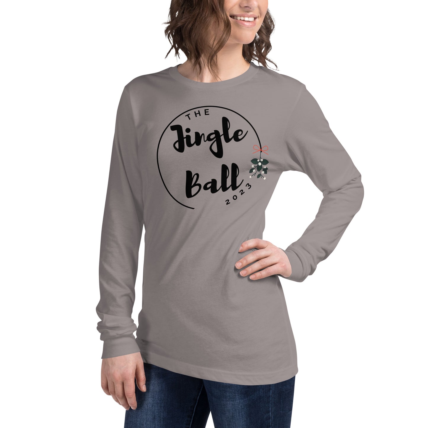 Jingle Ball 2023 Unisex Long Sleeve Tee 100% Ring-Spun Cotton