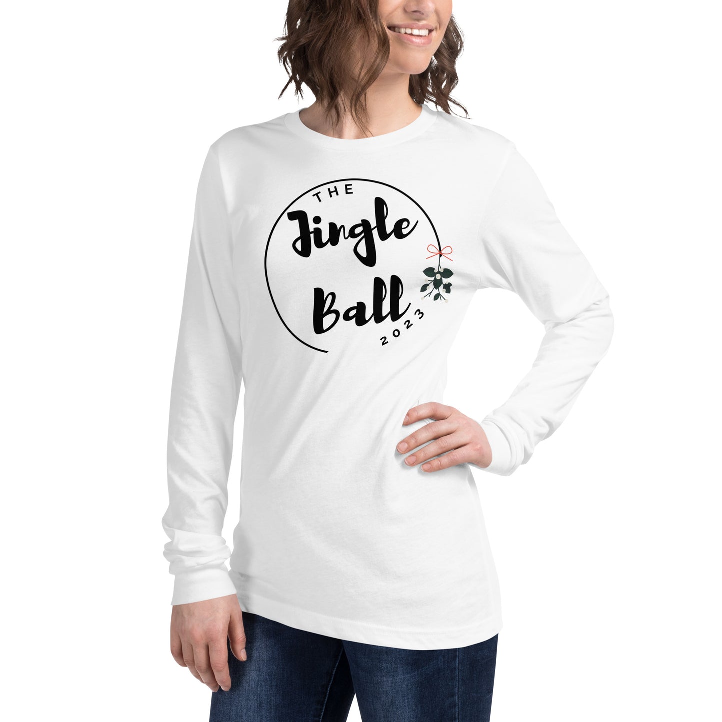 Jingle Ball 2023 Unisex Long Sleeve Tee 100% Ring-Spun Cotton