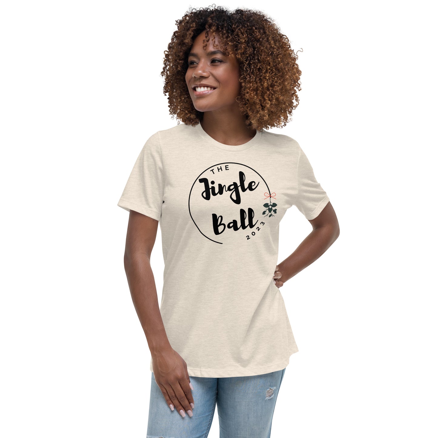 Jingle Ball 2023 Women's Relaxed T-Shirt 100% Ring Spun Cotton