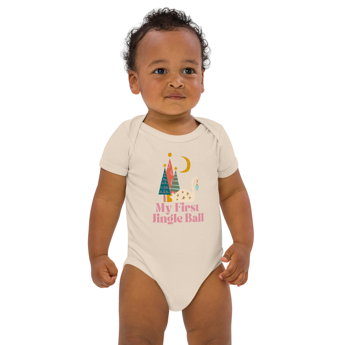My First Jingle Ball Organic Cotton Onesie