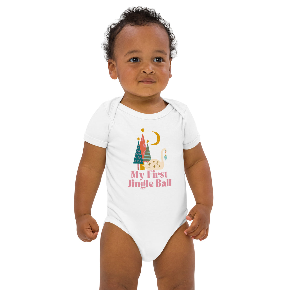 My First Jingle Ball Organic Cotton Onesie