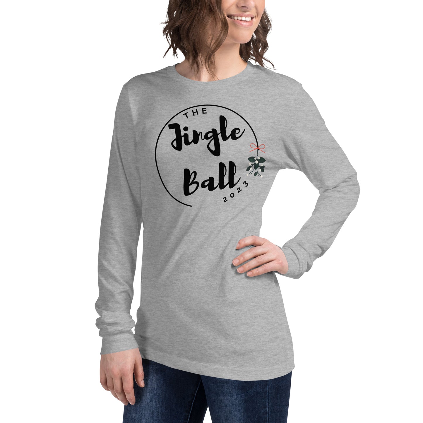 Jingle Ball 2023 Unisex Long Sleeve Tee 100% Ring-Spun Cotton