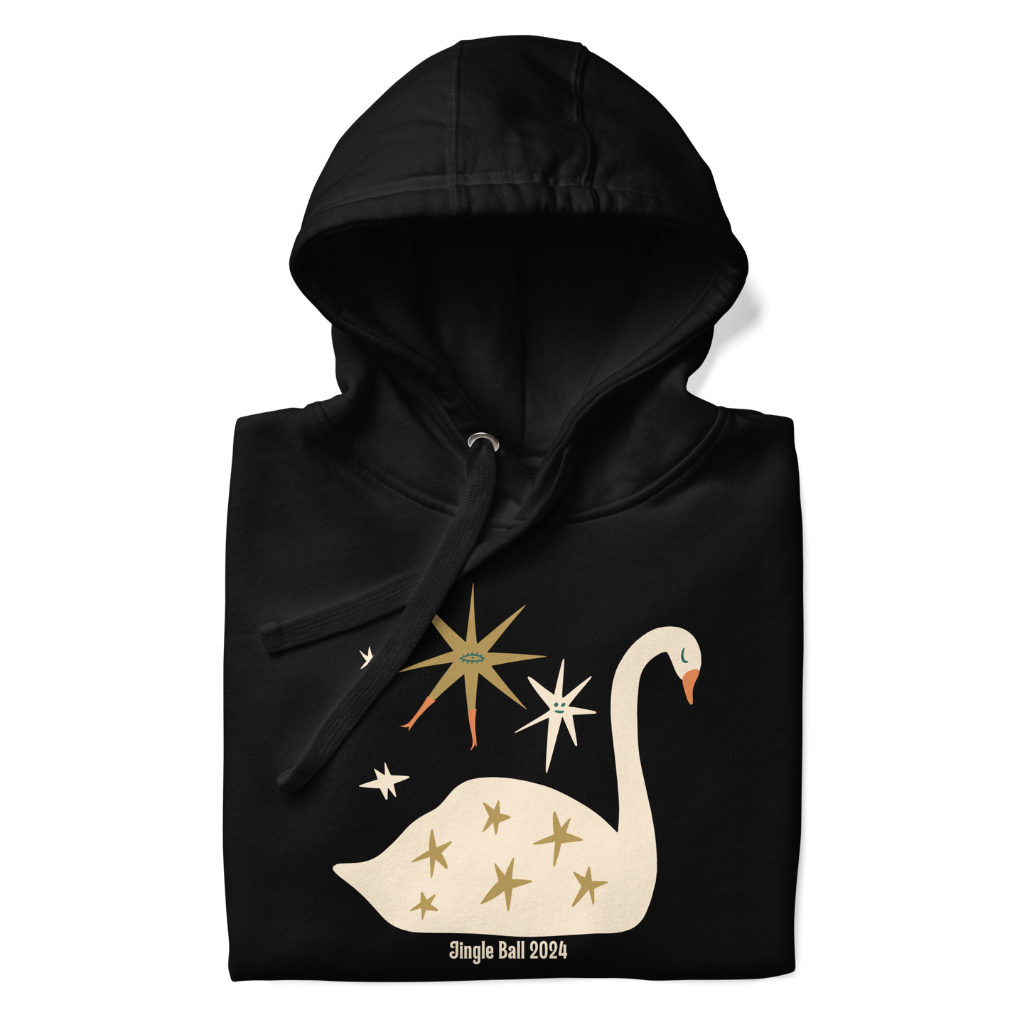 Starlit Swan Unisex Premium Hoodie