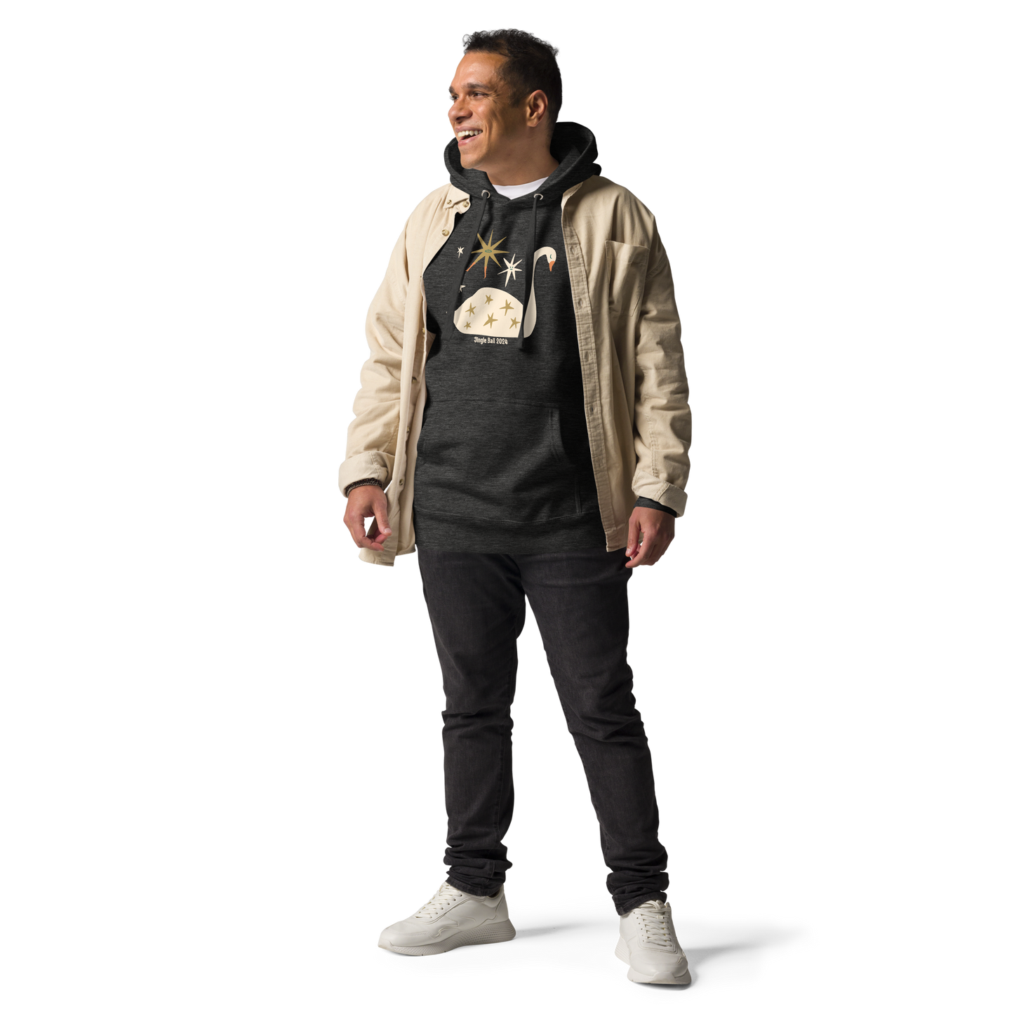 Starlit Swan Unisex Premium Hoodie