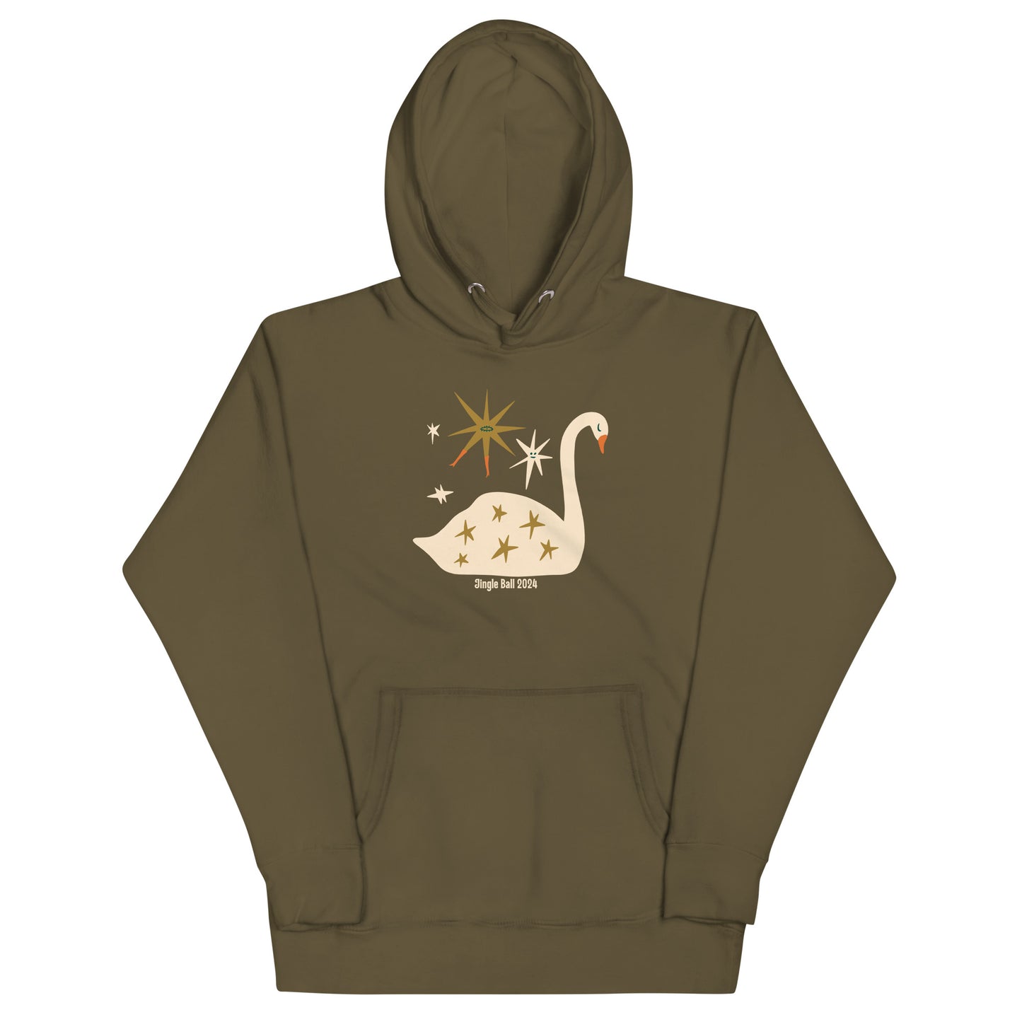 Starlit Swan Unisex Premium Hoodie