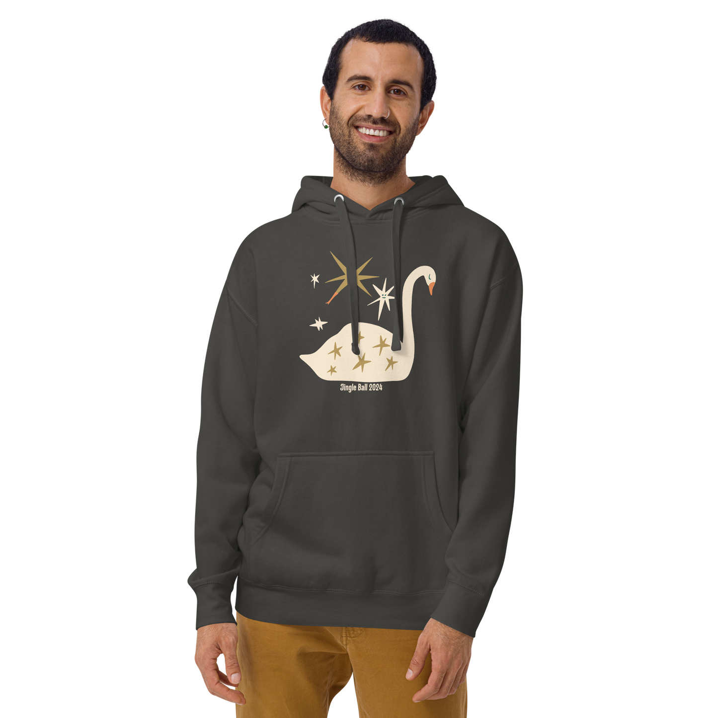 Starlit Swan Unisex Premium Hoodie