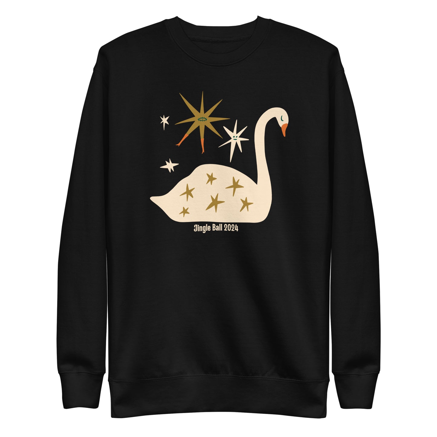 Starlit Swan Unisex Premium Sweatshirt