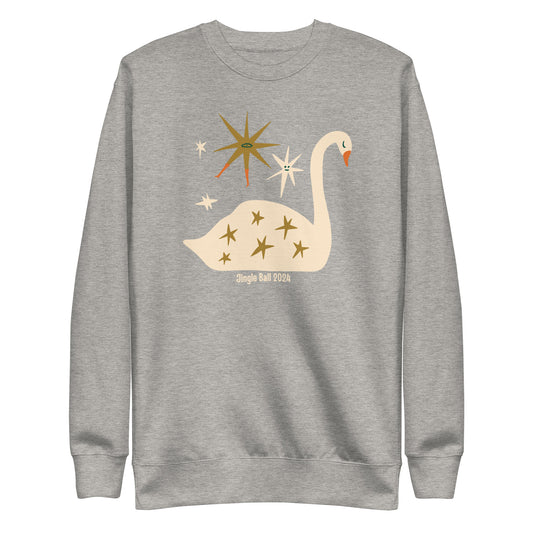 Starlit Swan Unisex Premium Sweatshirt